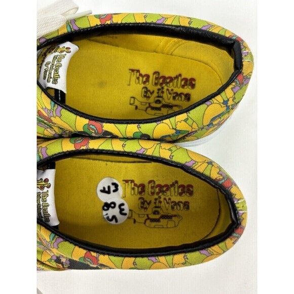 Vans Yellow Submarine The Beatles Sneakers Yellow Womens 8.5 Mens 7 - Picture 7 of 11